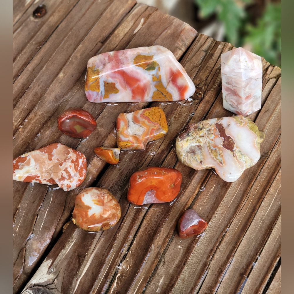 Assorted Jasper/Agate 10 Piece Bundle - image 2